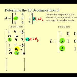 LU Decomposition - Shortcut