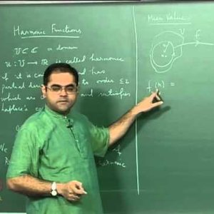 Advanced Complex Analysis - Part 1 (NPTEL):- The Mean-Value Property, Harmonic Functions and the Maximum Principle