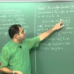 Advanced Complex Analysis - Part 1 (NPTEL):- Introduction to the Inverse Function Theorem