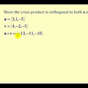 Vector Cross Products