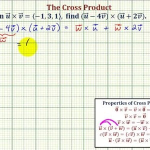 Ex 2: Properties of Cross Products - Cross Product of a Sum and Difference