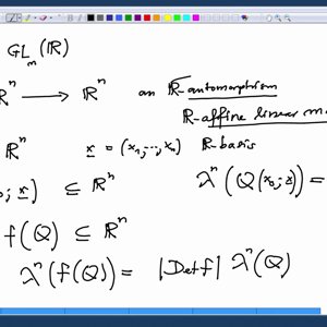 Linear Algebra by Prof. Dilip Patil (NPTEL):- Lecture 60: Determinants and Volumes continued