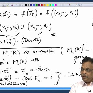 Linear Algebra by Prof. Dilip Patil (NPTEL):- Lecture 56: Properties of determinants and adjoint of a matrix