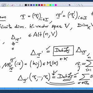 Linear Algebra by Prof. Dilip Patil (NPTEL):- Lecture 54: Determinants continued