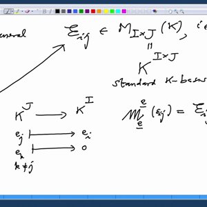 Linear Algebra by Prof. Dilip Patil (NPTEL):- Lecture 39: Matrix of a linear map - 3