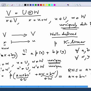 Linear Algebra by Prof. Dilip Patil (NPTEL):- Lecture 29: Projections