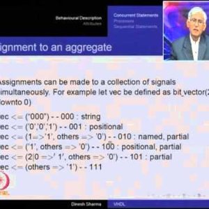Advanced VLSI Design (NPTEL):- Lecture 22: Behavioral Description in VHDL