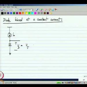 Analog IC Design by Dr. Nagendra Krishnapura (NPTEL):- Reducing supply sensitivity; Bandgap voltage reference