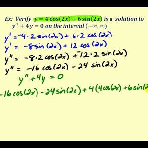 Verifying Solutions to Differential Equations