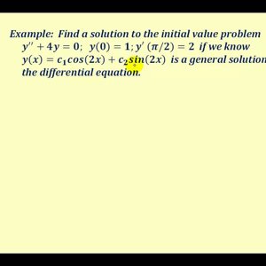 Intro to Boundary Value Problems