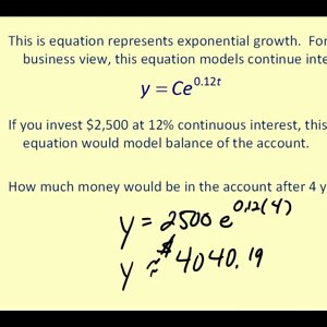 Differential Equations and Exponential Functions