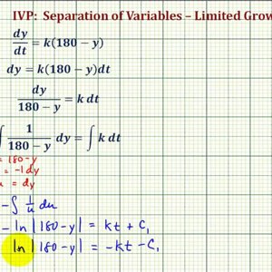 Ex: Limited Growth Differential Equation