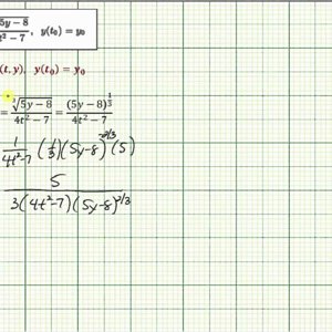 Find Values Excluded to Guarantee Existence and Uniqueness of Solution to a IVP - y'=f(t,y)