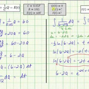 Separable Differential Equation Application:  Kirchhoff's Law
