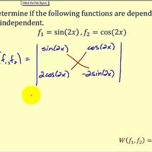 Linear Independent Functions