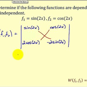 Linear Independent Functions