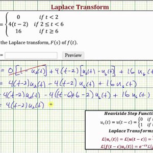 Ex: Find the Laplace Transform of a Piecewise Defined Function (Ramp)