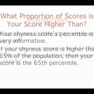 8. Introduction to  Statistics: Percentiles