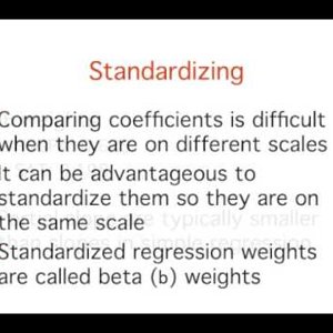 6. Regression:  Introduction to Multiple Regression