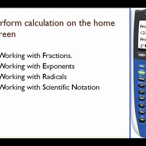 Graphing Calculator Basics