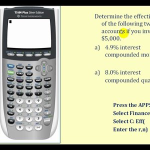 Effective Yield on the TI84