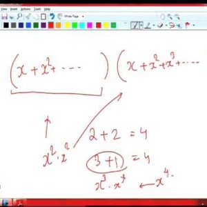 Combinatorics by Dr. L. S. Chandran (NPTEL):- Lecture 29: Generating functions - Part 2