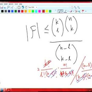 Combinatorics by Dr. L. S. Chandran (NPTEL):- Lecture 17: Double counting - Part 2