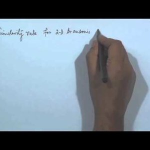 High Speed AeroDynamics by Dr. K.P. Sinhamahapatra (NPTEL):- Lecture 35: Similarity Rules for High Speed Flows 2