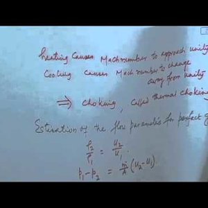 High Speed AeroDynamics by Dr. K.P. Sinhamahapatra (NPTEL):- Lecture 22: Flow in uniform duct with heating