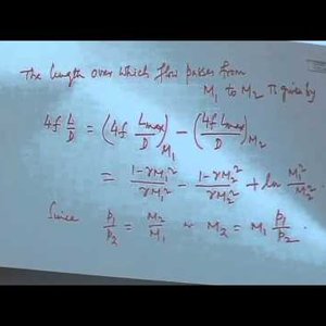 High Speed AeroDynamics by Dr. K.P. Sinhamahapatra (NPTEL):- Lecture 21: Isothermal flow in ducts with friction