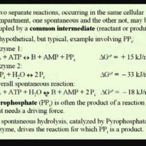 Biochemical Engineering (NPTEL):- Lecture 18: Bioenergetics and Glycolysis