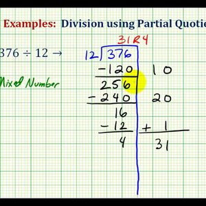 Partial Quotients - Dividing Whole Numbers