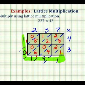 Lattice Multiplication - Whole Number Multiplication