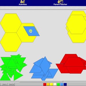 Use Pattern Blocks to Determine Fraction Values Given the Unit