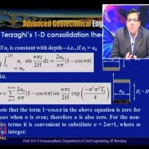 Advanced Geotechnical Engineering by Dr. B.V.S. Viswanadham (NPTEL):- Lecture 22: Compressibility and Consolidation - 4