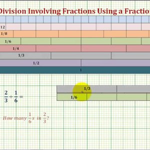 Ex: Using a Fraction Wall to Find the Quotient of Two Fractions