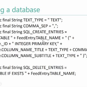 Mobile (Android) Computing by Prof. Pushpendra Singh (NPTEL):- Lecture 29: Saving Data - II