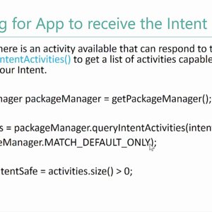 Mobile (Android) Computing by Prof. Pushpendra Singh (NPTEL):- Lecture 27: Implicit Intents