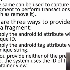 Mobile (Android) Computing by Prof. Pushpendra Singh (NPTEL):- Lecture 24: Fragments - II