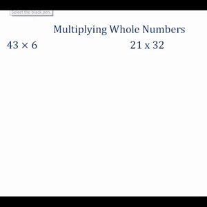 Multiplying Whole Numbers