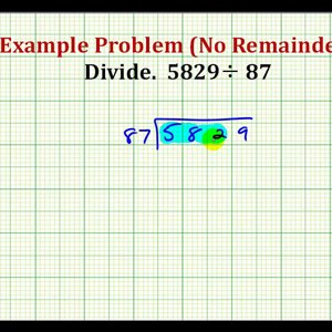 Example:  Dividing Whole Numbers without a Remainder