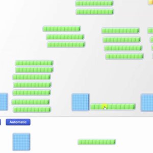 Partitive Division with Base 10 Blocks: 3 Digit Divided by 1 Digit with No Remainder