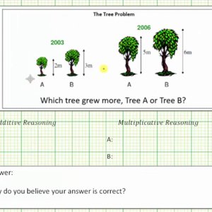 Additive and Multiplicative Reason - The Tree Problem