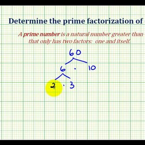 Ex 1:  Prime Factorization