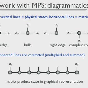 Tensor networks II