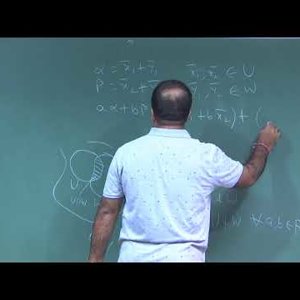 Abstract and Linear Algebra by Prof. Sourav Mukhopadhyay (NPTEL): Lecture 26: Complement of subspace