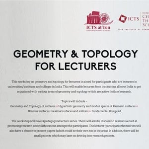 Geometry and Topology of surfaces (Lecture 3) by C. S. Aravinda