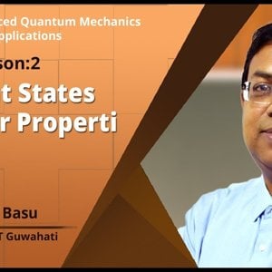 Advanced Quantum Mechanics with Applications by Prof. Saurabh Basu (NPTEL):- Coherent States and their Properties