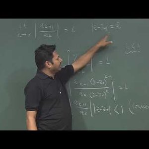 Mathematical Physics 1 by Prof. Samudra Roy (NPTEL):- Lecture 48:Circle and radius of convergence