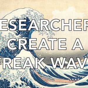 Freak wave created in lab mirrors Hokusai’s ‘Great Wave’ - YouTube